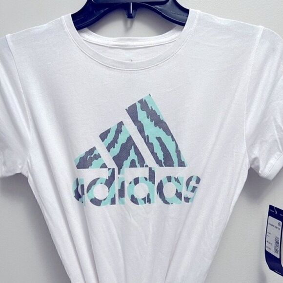 Big Girls Short Sleeve Graphic T-shirt white size 10/12 tee shirt - Picture 3 of 4